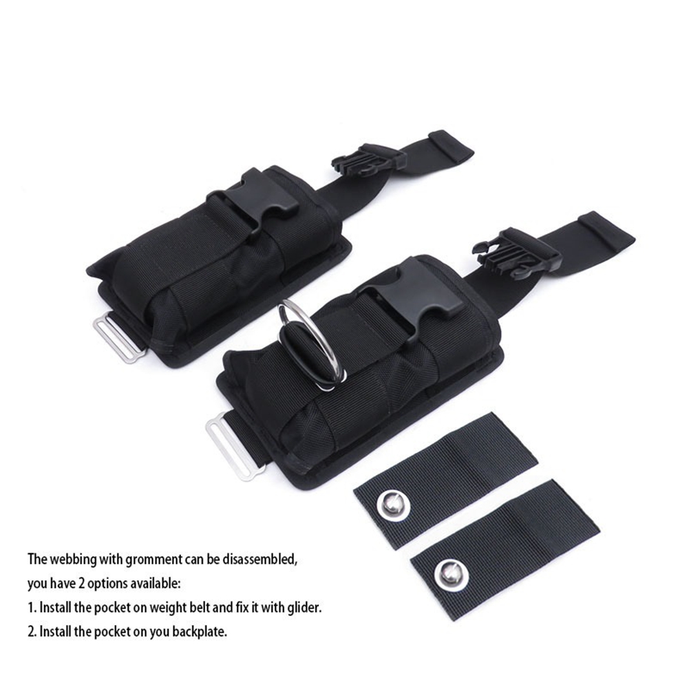 Popular New 2Pcs Spare Black 1 - Dive Weight Belt review and price