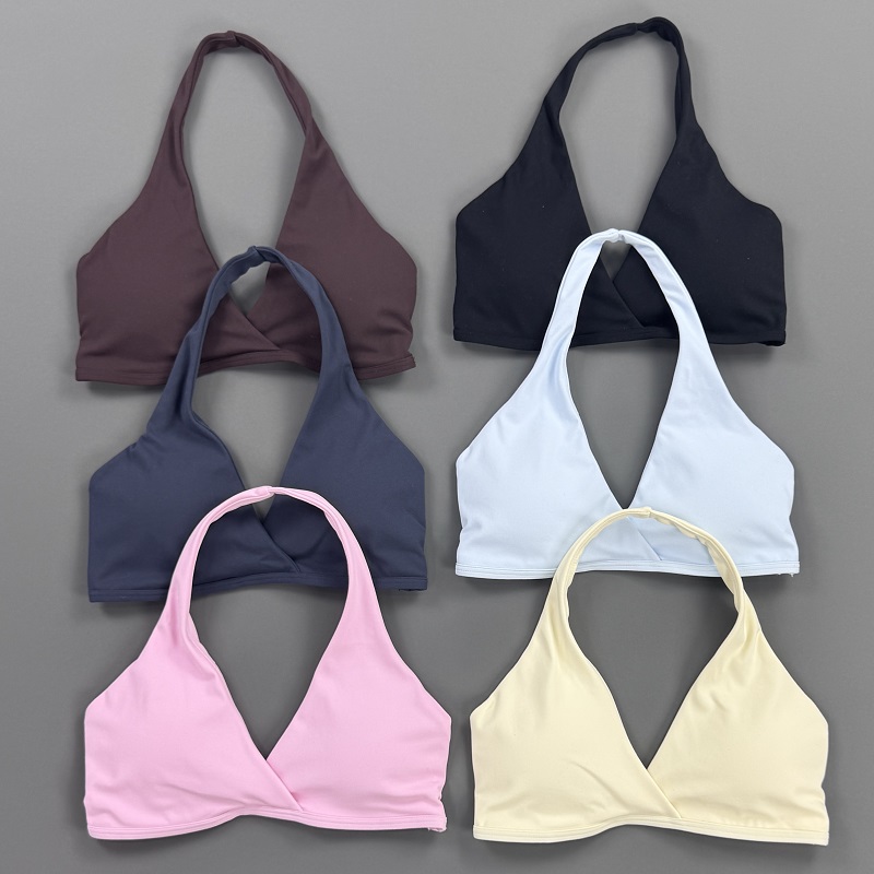 Gym Top Women Halter Neck Spor - Aquatic Sports Bra review and price
